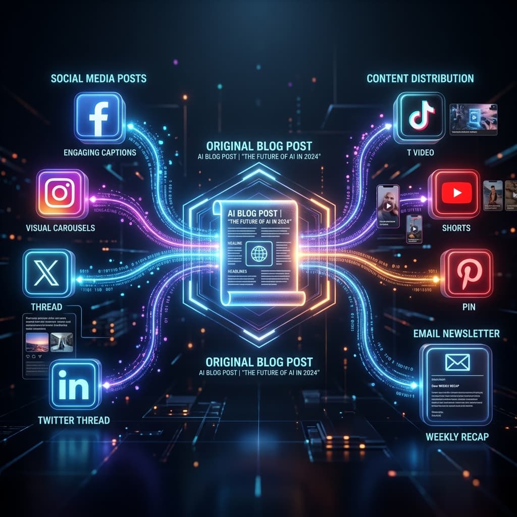 AI Content Repurposing Workflow for Small Businesses