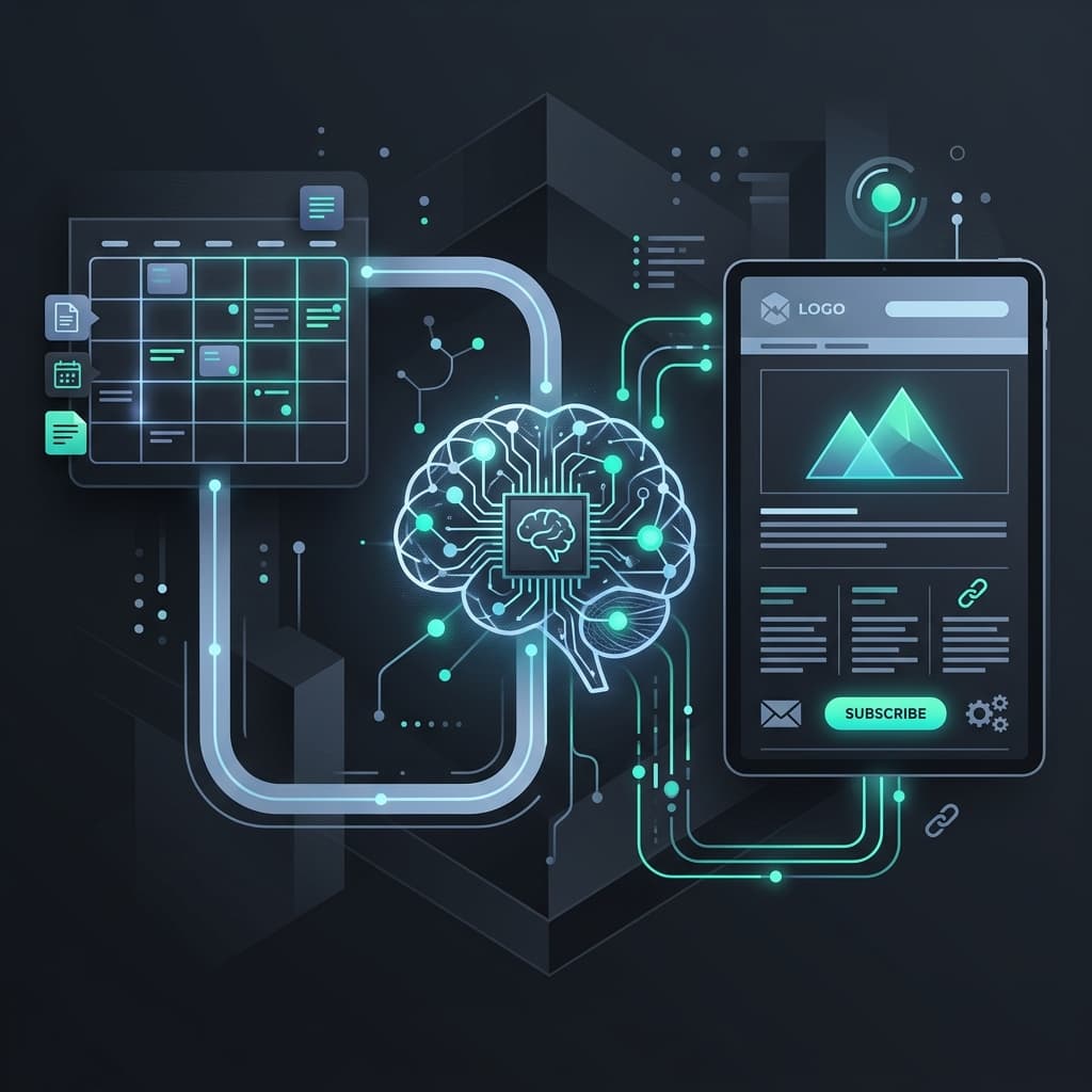 Automated AI Newsletter Workflow Diagram