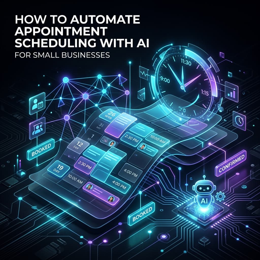 How to Automate Appointment Scheduling With AI for Small Businesses (Save 60% of Your Time)