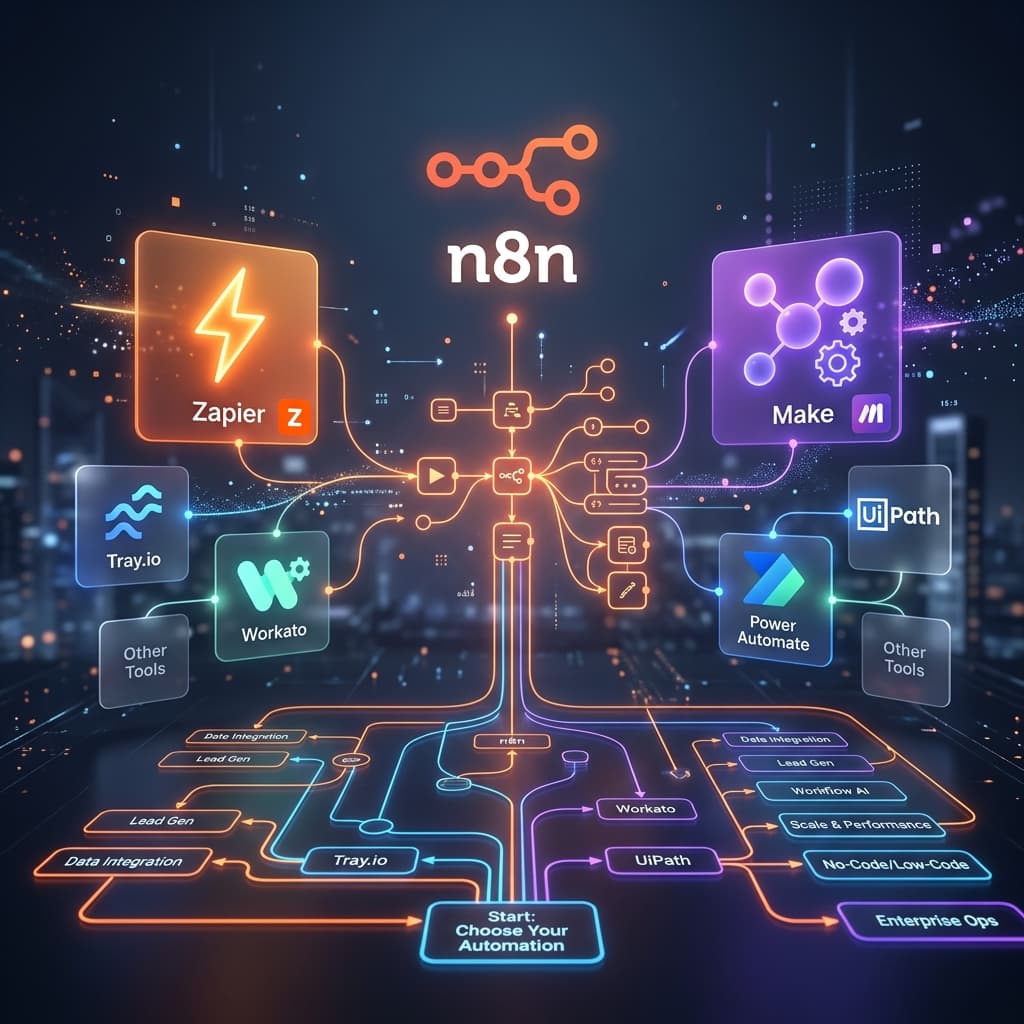 n8n Alternatives 2026 - Best Automation Tools Compared