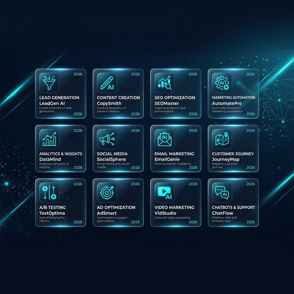 15 Best AI Marketing Tools for Startups in 2026 — Lead Generation, Content, SEO, Automation